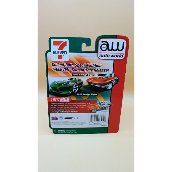 2023 Auto World 1/64 7 Eleven 1967 Chevy Corvette #CP8064 NIP - Picture 6 of 6